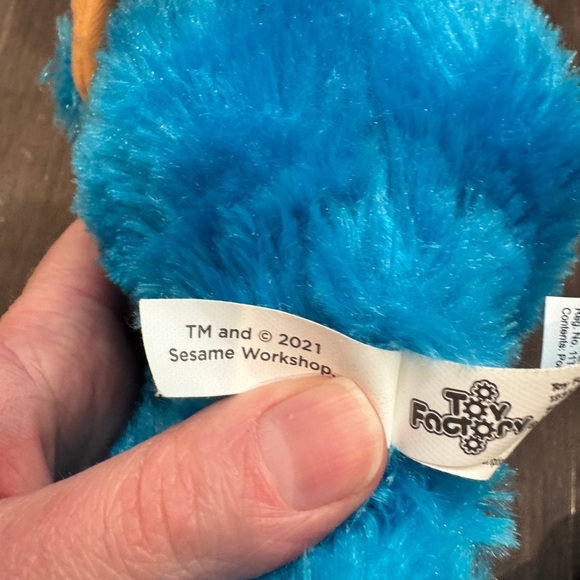 Sesame Street Cookie Monster 10” in Blue Plush Stuffed Animal Toddler Kids Baby - Picture 8 of 9